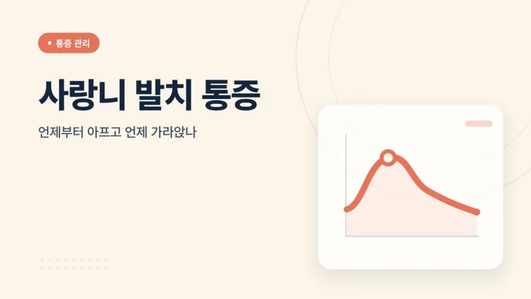 사랑니 발치 통증 썸네일